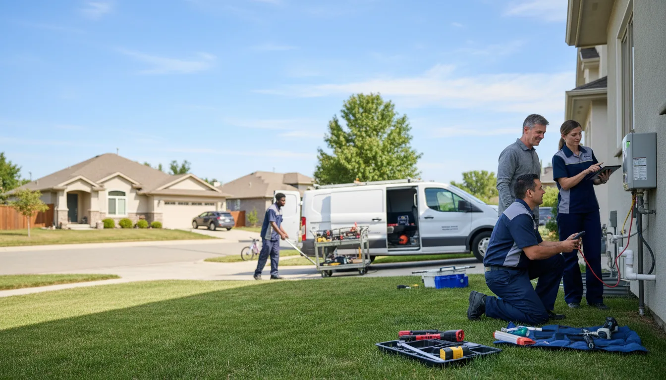 Tankless water heater service in Wren, OH